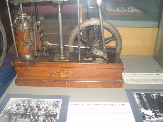 Watt Beam Engine model Glasgow museum