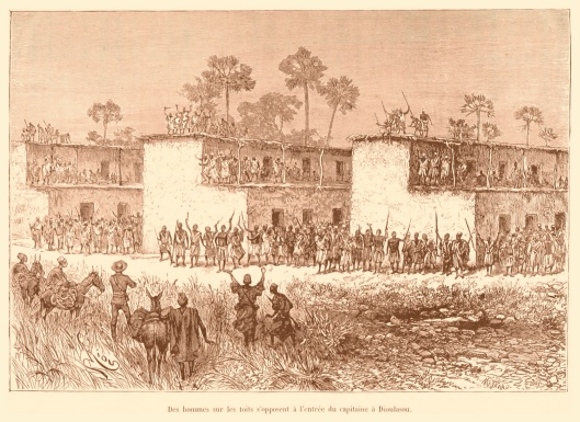 Resistance to the French invasion at Bobo-Dioulasso Upper Volta-Burkina in 1892