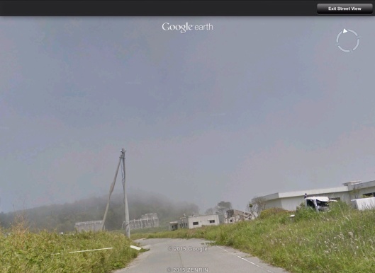 Approx. as close as can get to Fukushima Daiichi with Streetview along coast