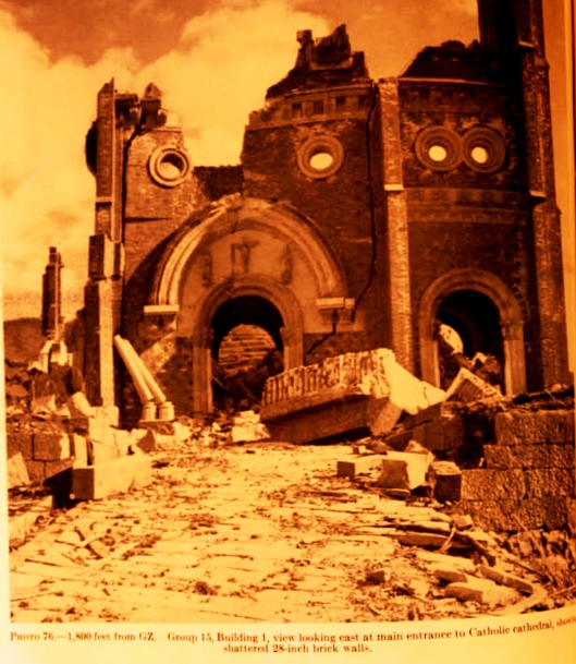 Urakami Cathedral after the A Bomb dropped