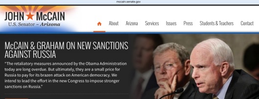 Sen. McCain Russia Sanctions